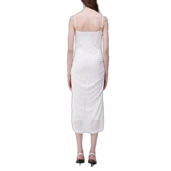 Jonathan Simkhai Dress Eyelet Size Medium NWT - Picture 11 of 12